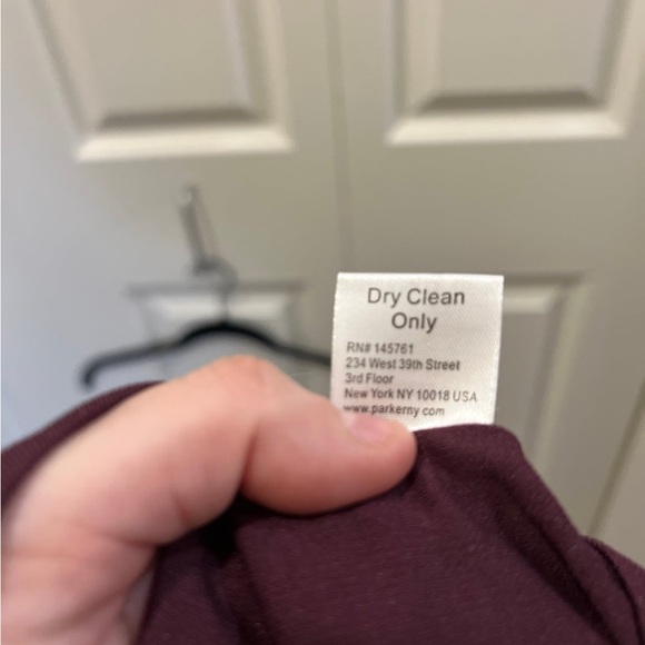 Parker Rory Dress in Wine Color size XS - Picture 5 of 9